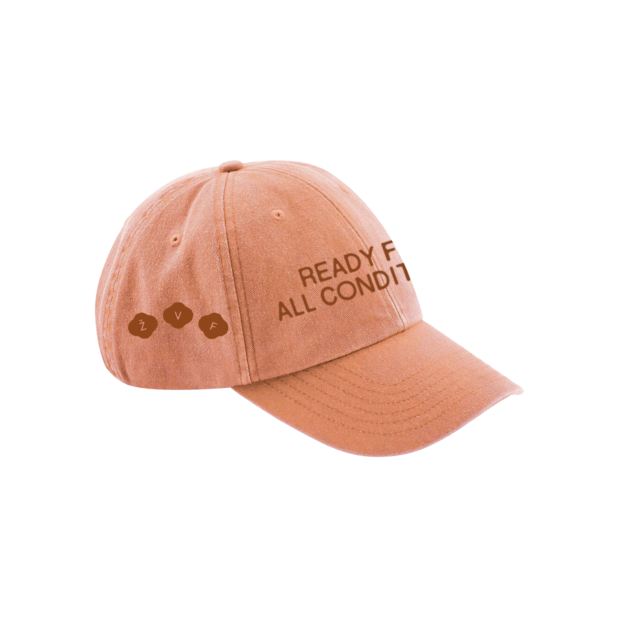 Washed Orange Cap