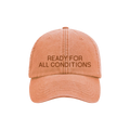 Washed Orange Cap