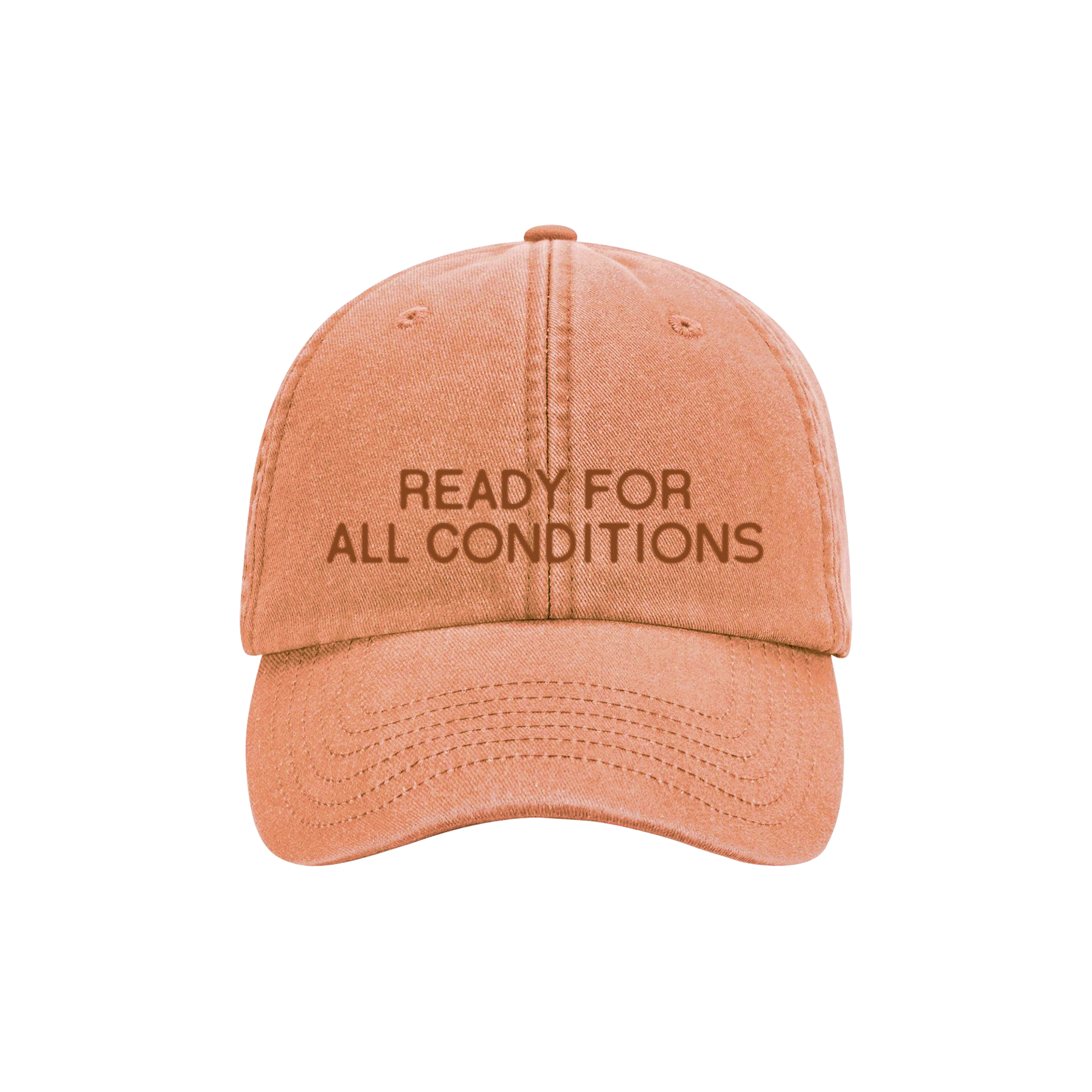 Washed Orange Cap